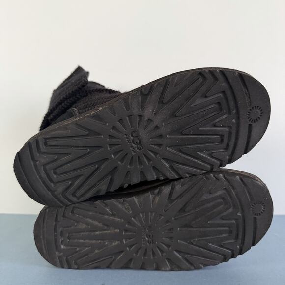 UGG Australia Cardy Classic Knit Sweater Black Tall Boots - Picture 6 of 7